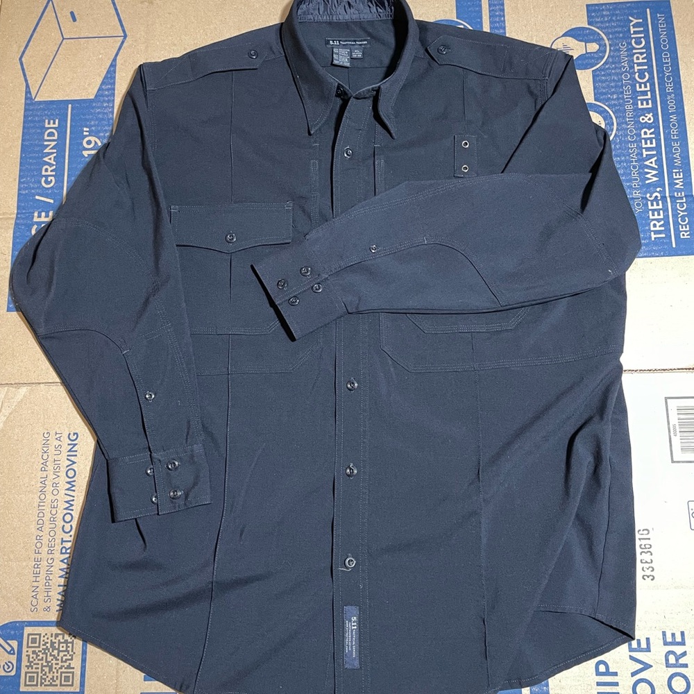 511 Tactical Taclite PDU Shirt Sz XL (17-17 1/2-32-33)
